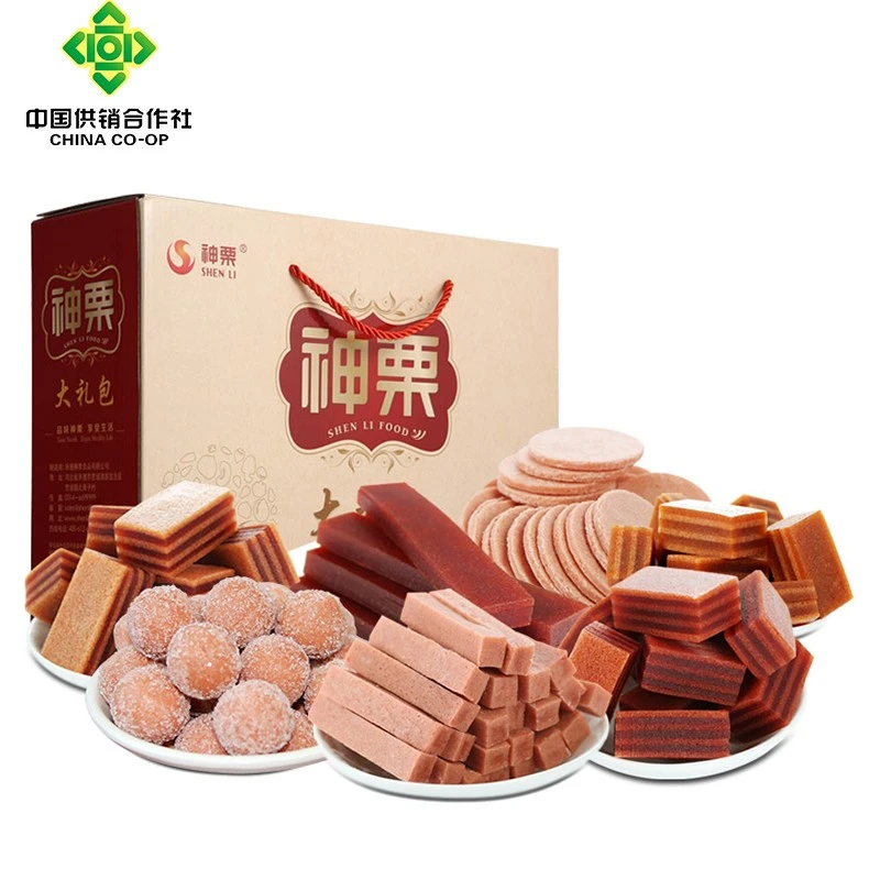 SHEN LI/神栗熟制去壳甘栗仁栗子河北承德特产零食礼包礼盒1016g