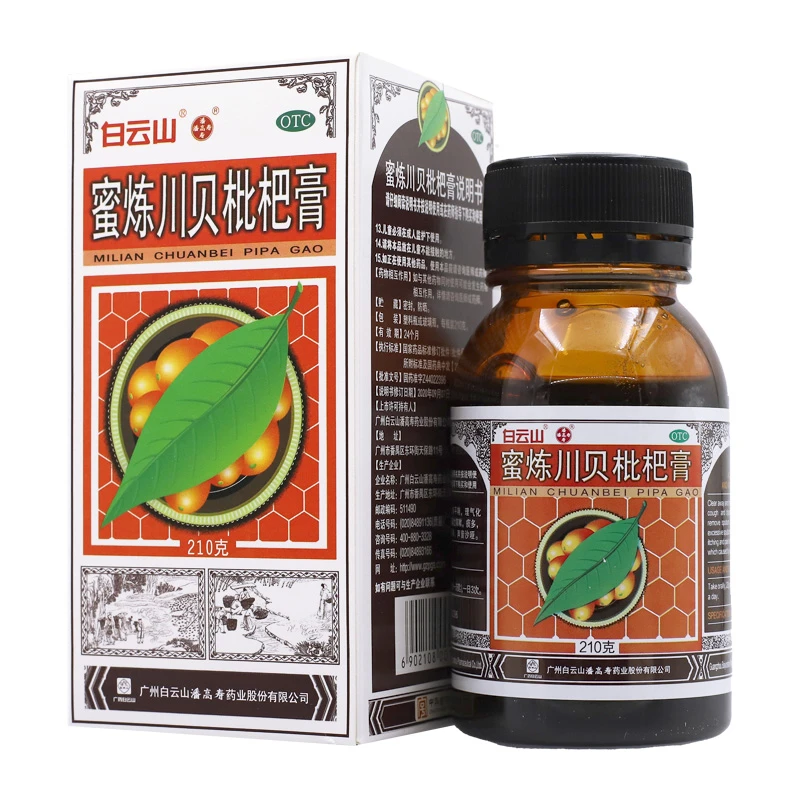 潘高寿蜜炼川贝枇杷膏 210g