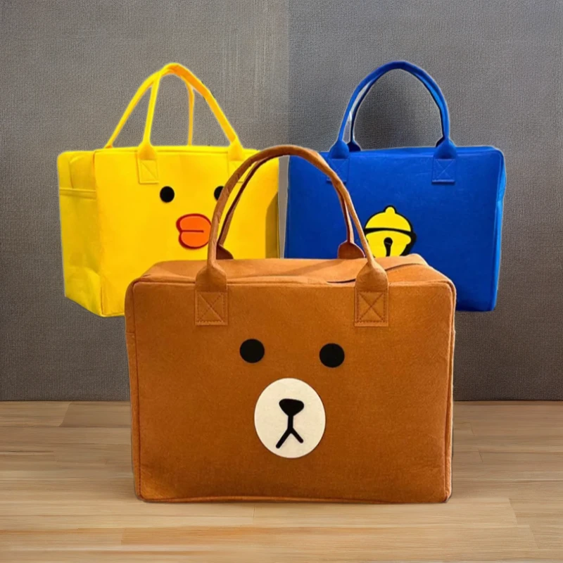 加厚旅行收纳包时尚亲子多功能大号ins轻便儿童网红简约学生卡通