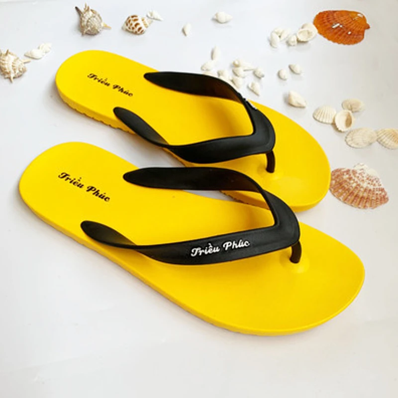 新款橡胶人字拖夏季网红同款防滑防臭夹趾情侣海边度假沙滩人字鞋