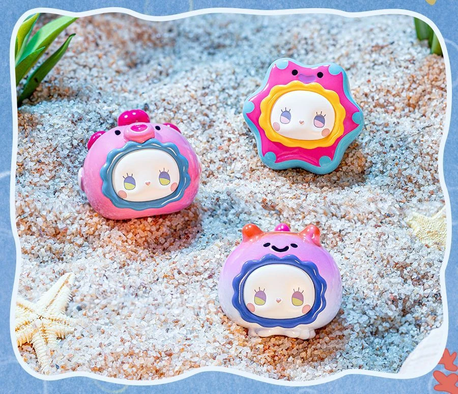 【拆盲】新品EMMA秘境海洋泡泡萌粒盲盒手办可爱潮玩