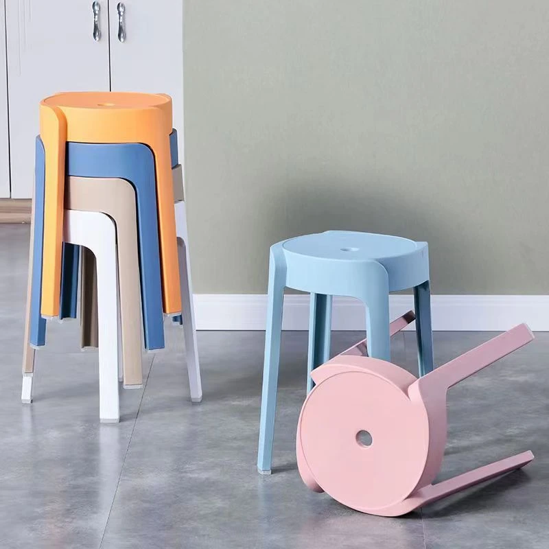 【两把起拍】大旋风加厚现代网红餐凳北欧可螺叠板凳收纳旋风凳客厅