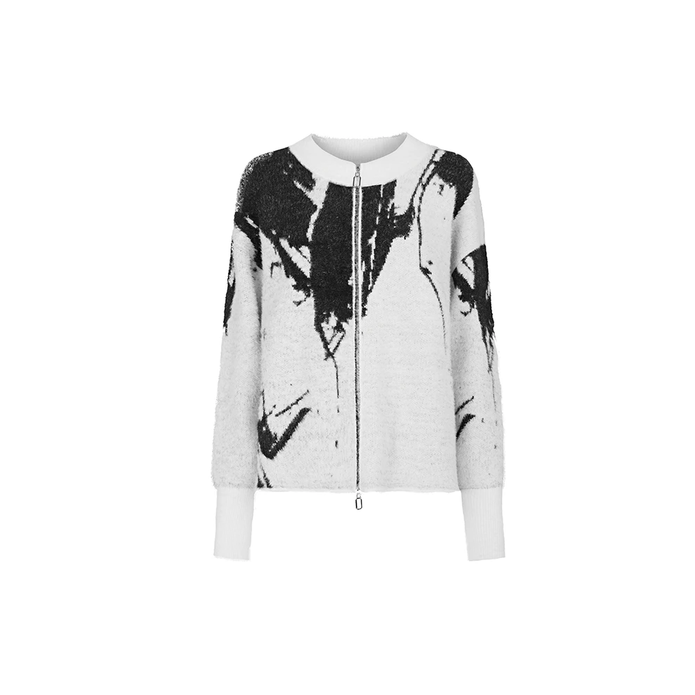 【莉莉专属】圣迪奥设计感时尚百搭休闲百搭针织外套S234Z3521