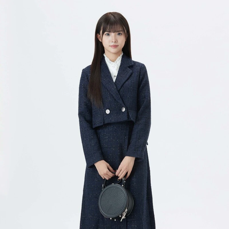 【丽公主】sdeer圣迪奥设计师款休闲百搭气质外套S233Z2217