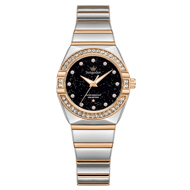 【港口直发】高端时尚星空星座简约女士百搭防水运动腕表 仙