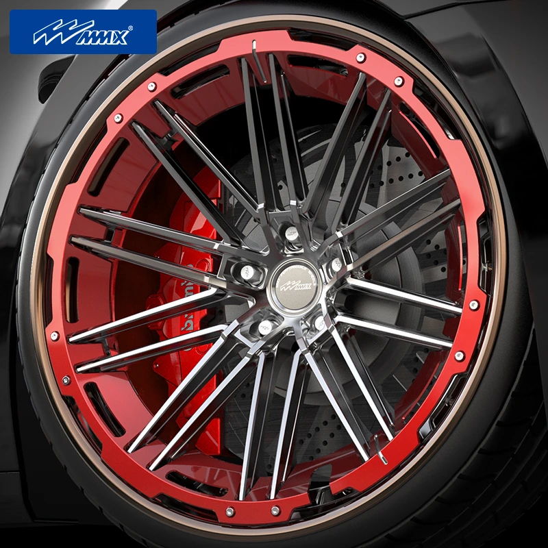 MF09FL MMX四片式锻造轮毂适用迈凯伦 法拉利奥迪R8奔驰AMG 宝马