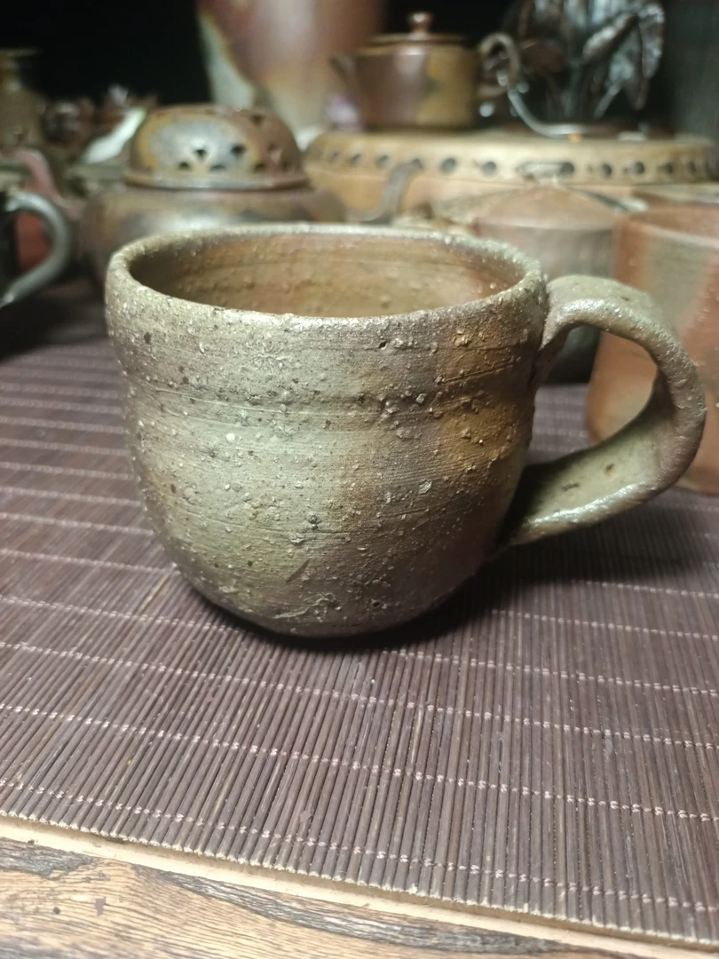 备前烧古备前山土马克杯