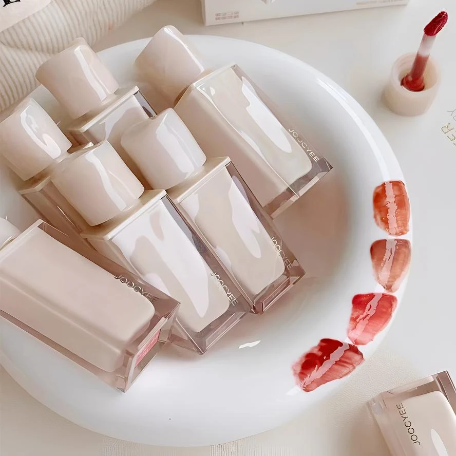 酵色水波唇釉镜面水光唇蜜亮唇漆面水唇蜜726显白裸色保湿秋冬