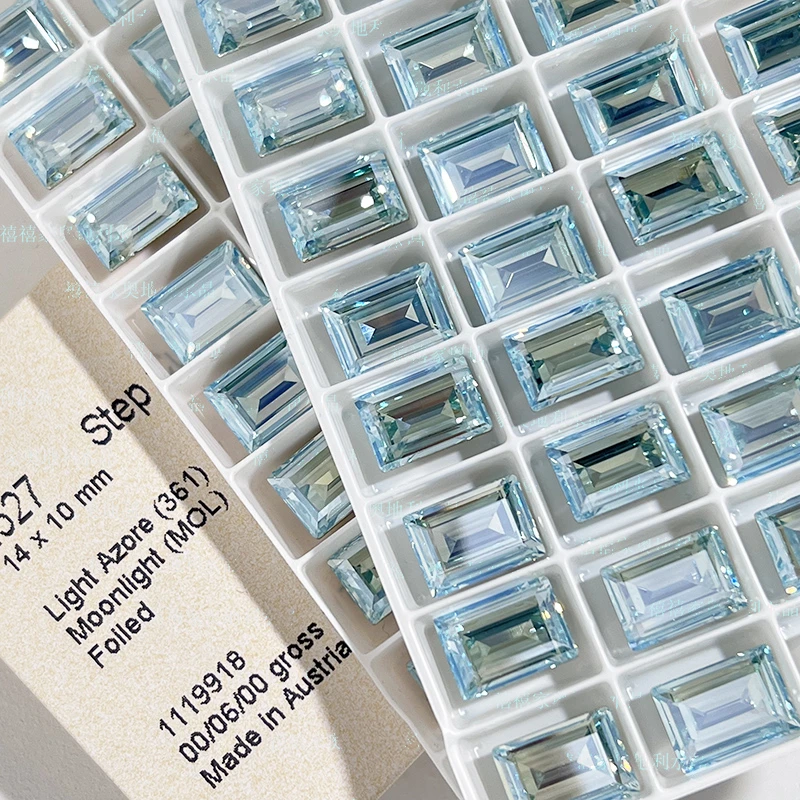 正品奥地利施家4527大冰糖14x10mm尖底华子美甲钻饰品水晶堆钻diy