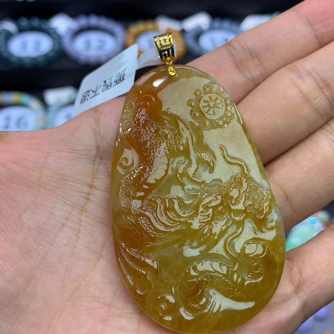 翡翠手链18K金镶嵌翡翠