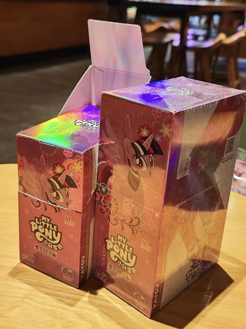 正版小马宝莉卡辉月包第6弹收藏卡片稀有PTR卡牌卡册礼物女批发