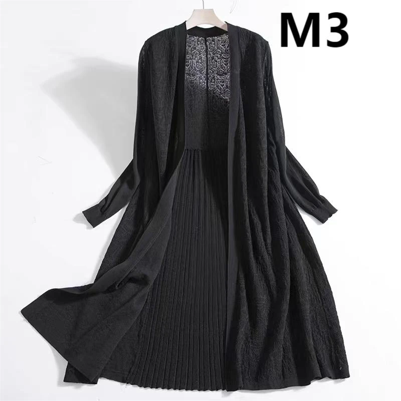 M2【福星高照】大码女装初秋冬新款显瘦时尚气质百搭毛衣连衣裙