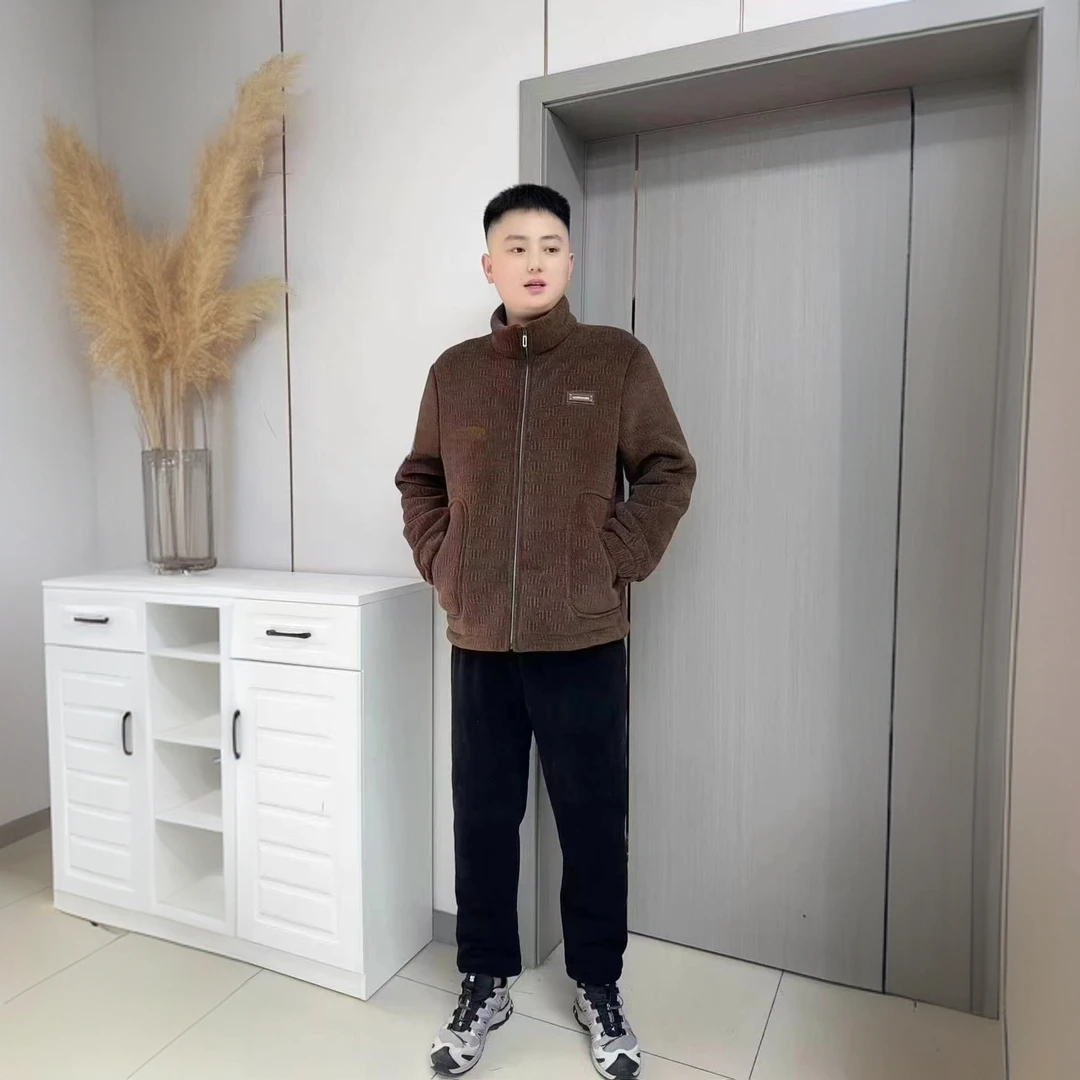 胖姐优选男士三层加厚外穿睡衣高档家居服精品时尚冬季套装