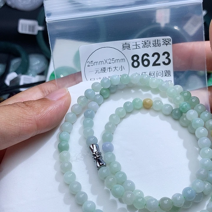 翡翠颈饰未镶嵌8623。