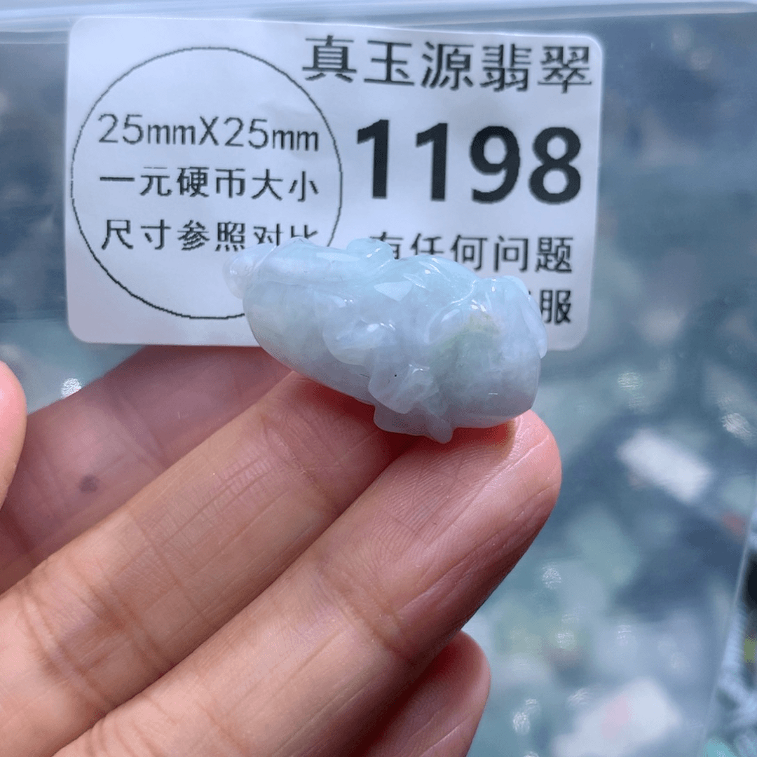 翡翠颈饰未镶嵌1198。