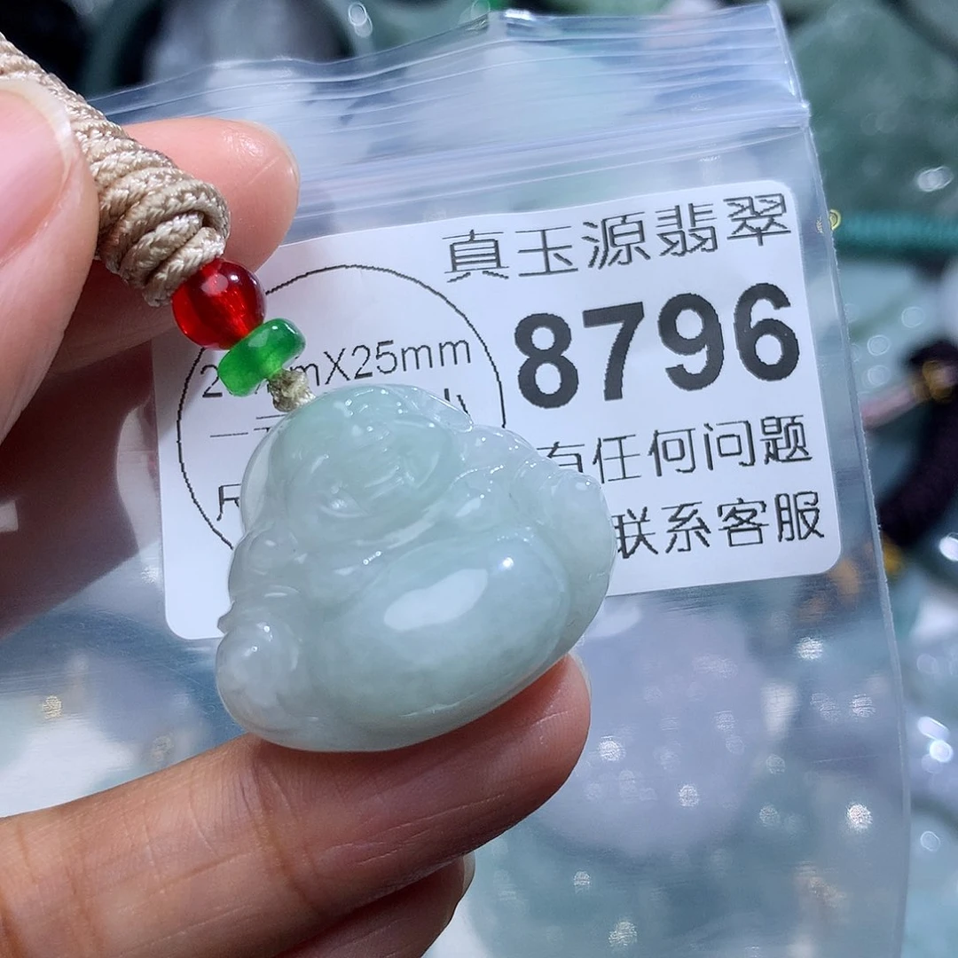 翡翠颈饰未镶嵌8796。