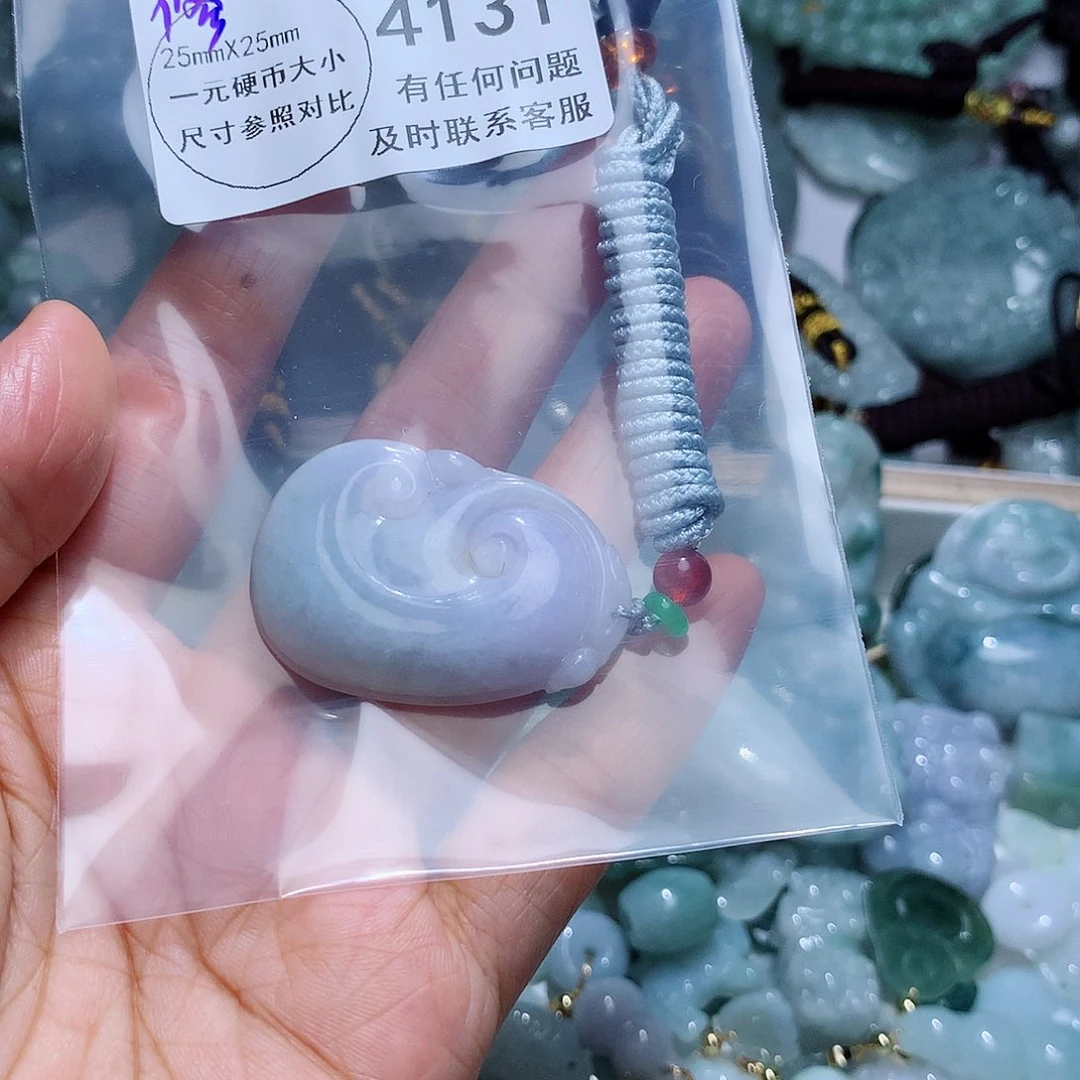 翡翠颈饰未镶嵌彩**姐4131。