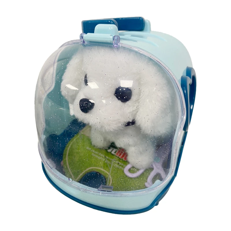 萌宠小狗+笼子（白色）