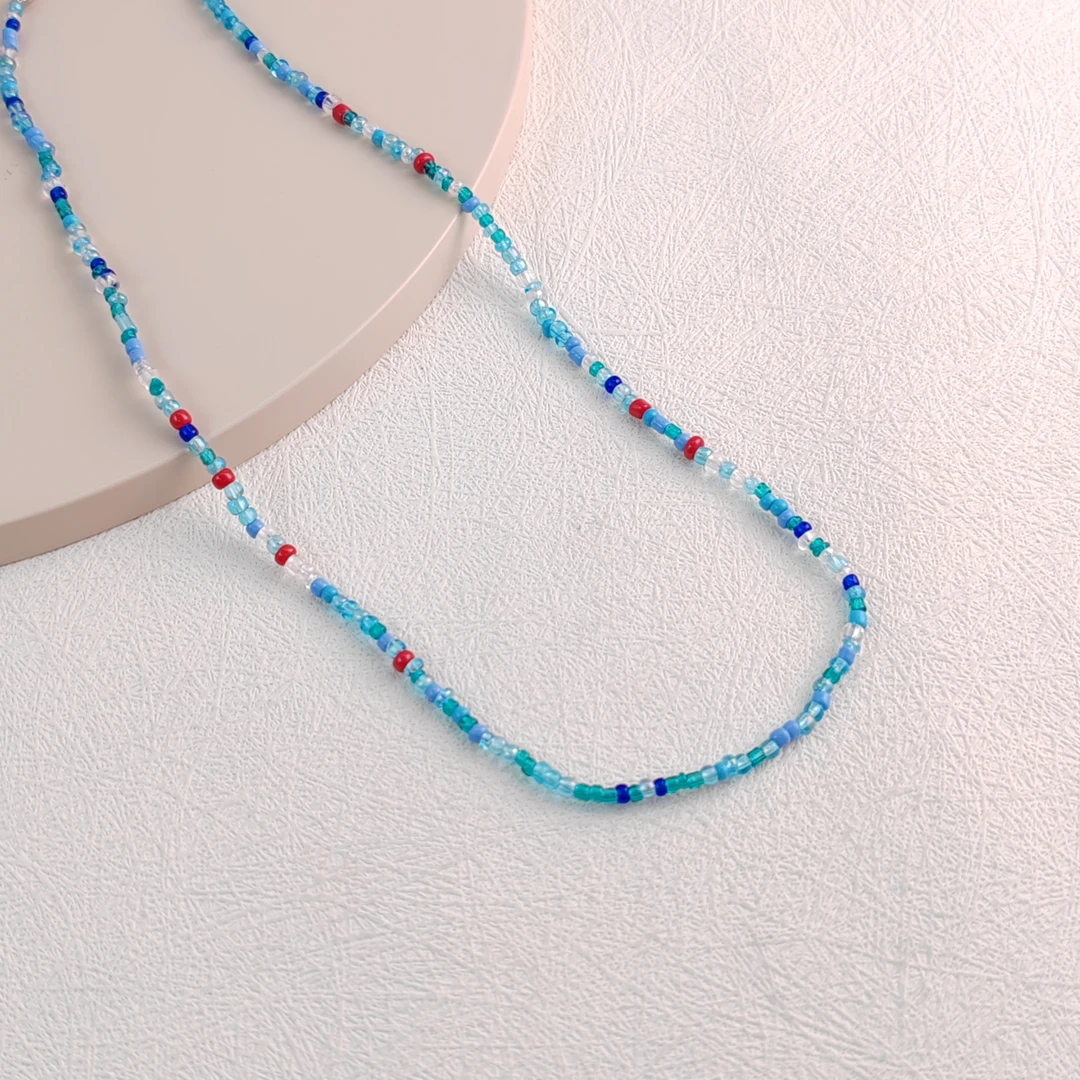 XUPING/旭平首饰 不锈钢亚克力项链 雅丹风温柔款GDX T000969495