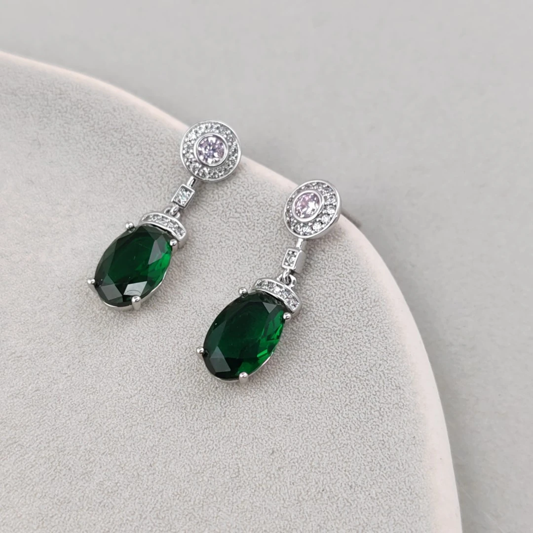 XUPING/旭平首饰 合金合成锆石耳饰 娇妈仓