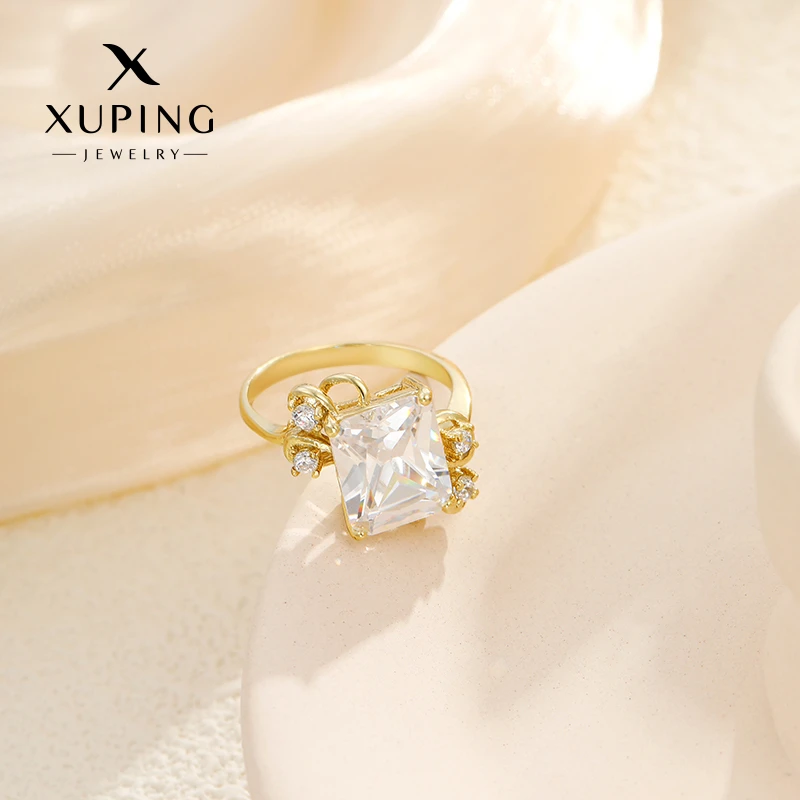 XUPING/旭平首饰 合金合成锆石戒指 春日焕新时尚 GDJ X000920881