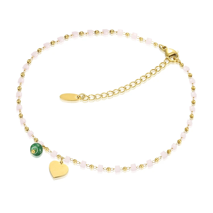 XUPING/旭平首饰 不锈钢亚克力脚链 年终狂欢气质 GDJ T000990735