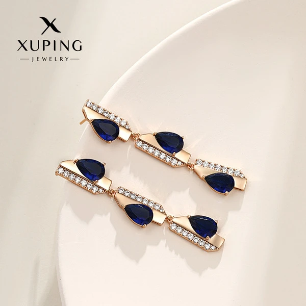 XUPING/旭平首饰 合金合成锆石耳饰 【潘生福利】X000686675