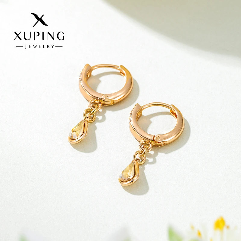 XUPING/旭平首饰 合金仿水晶耳饰 新年气质轻奢 GDM X000952782