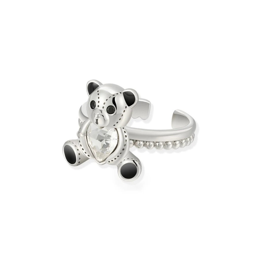 XUPING/旭平首饰 合金仿水晶戒指 新年气质小熊 GDX X000971135