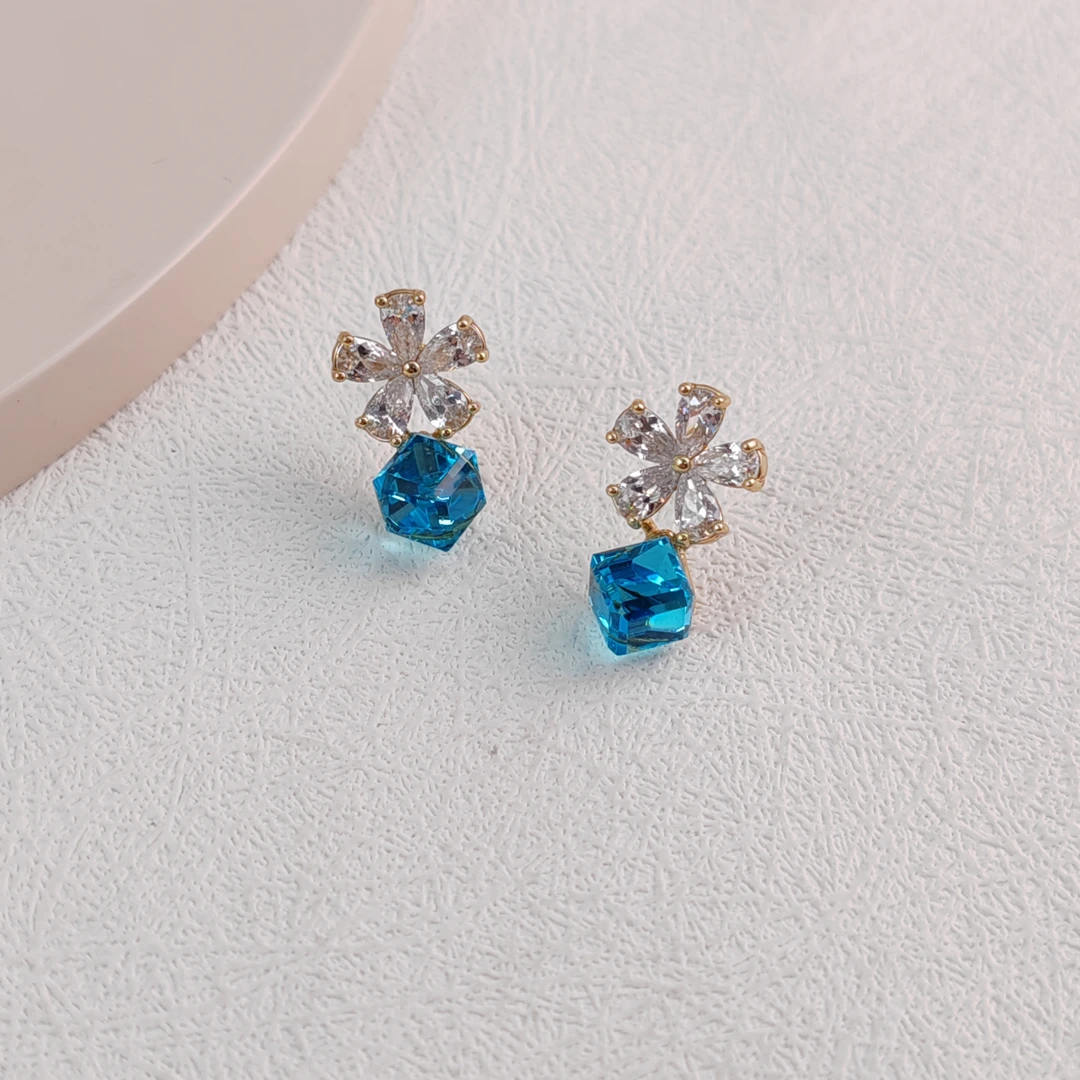 XUPING/旭平首饰 合金仿水晶耳饰 秋冬上新温柔 GDX X000970487