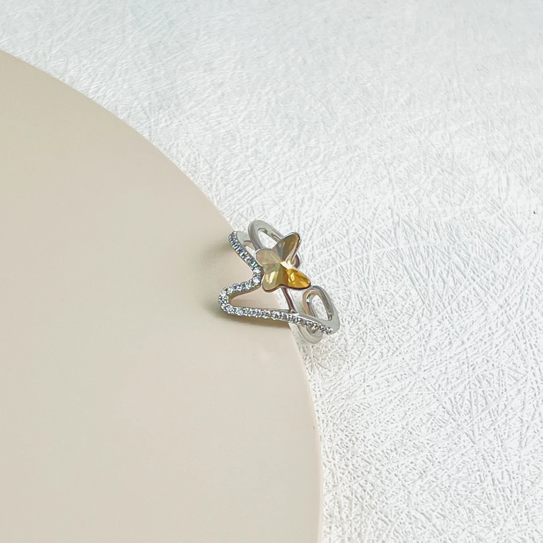 XUPING/旭平首饰 合金仿水晶戒指 年终狂欢气质 GDM X000953204