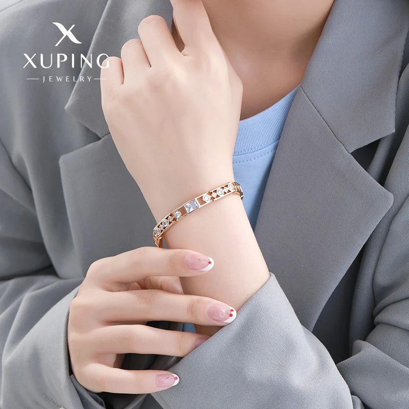 XUPING/旭平首饰 合金合成锆石手链 秋上新手链 GDJ X000845900