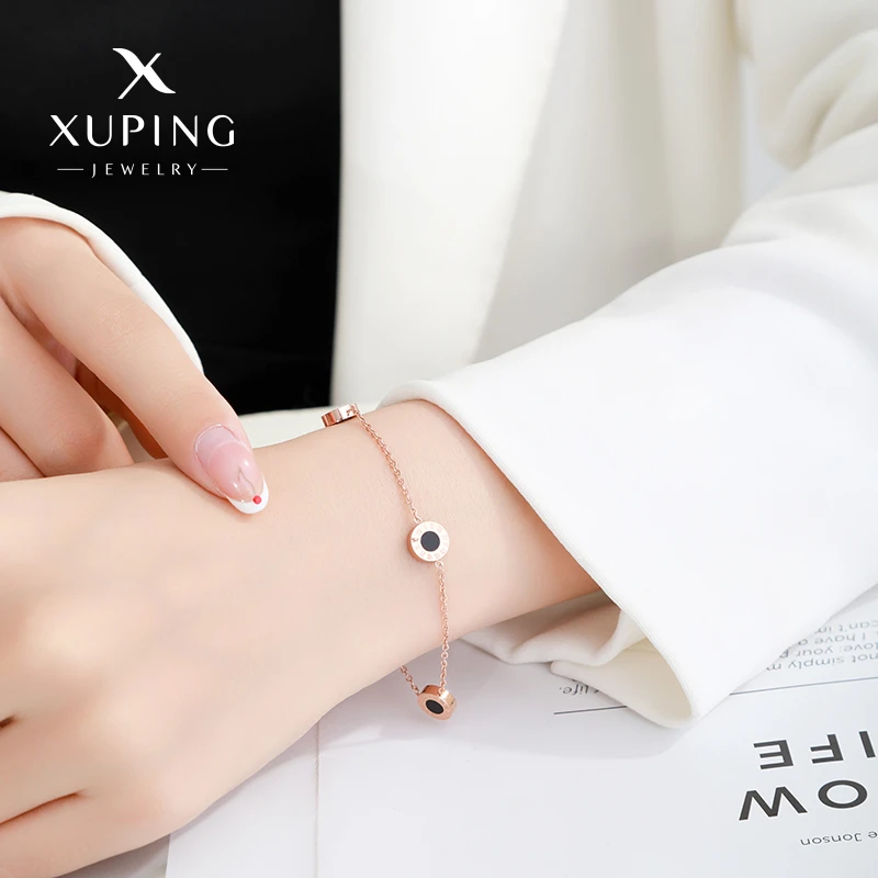 XUPING/旭平首饰 合金手链 618撒花罗马简约脚链GDJ CN000422013
