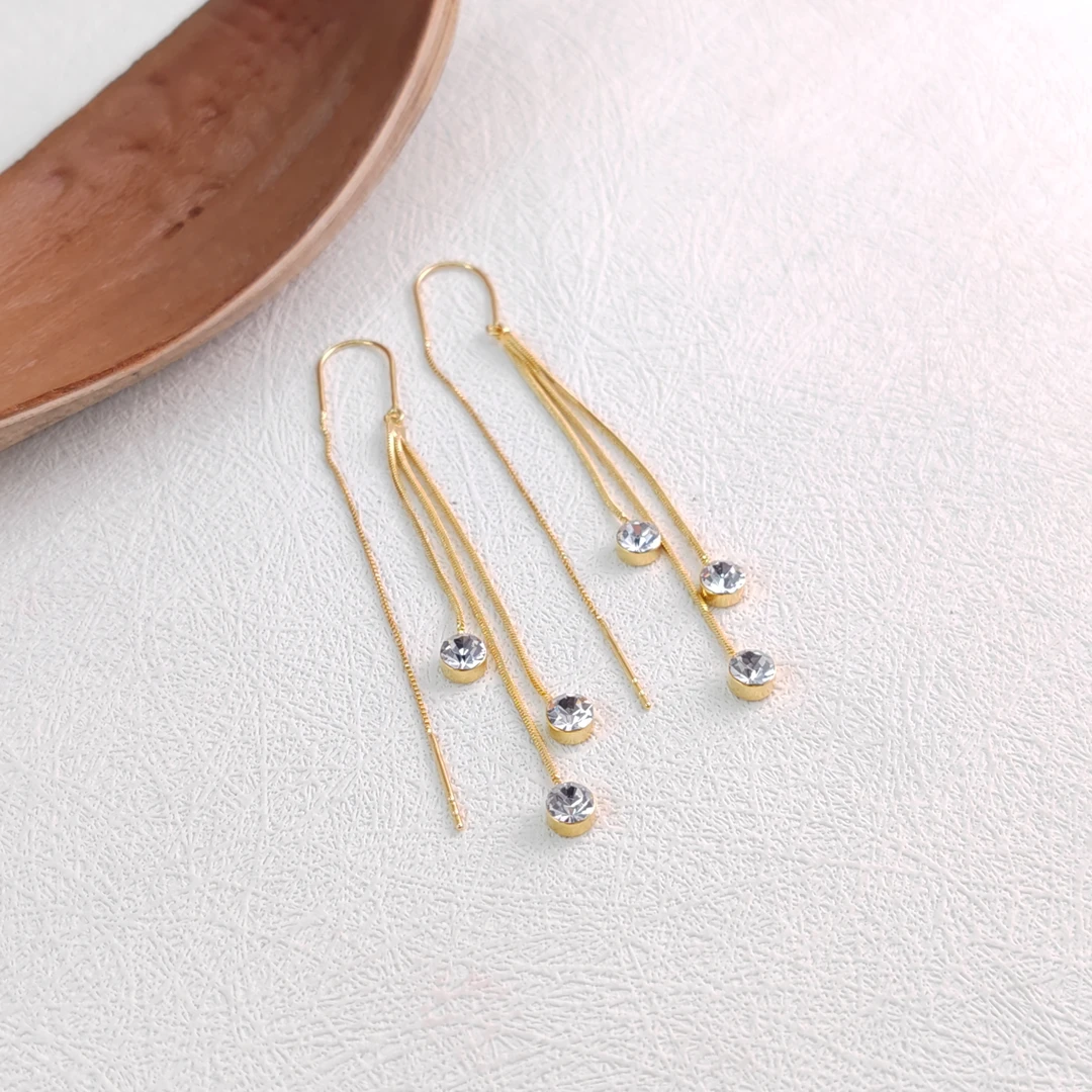 XUPING/旭平首饰 合金合成锆石耳饰 秋冬上新时尚 GDM X000952852