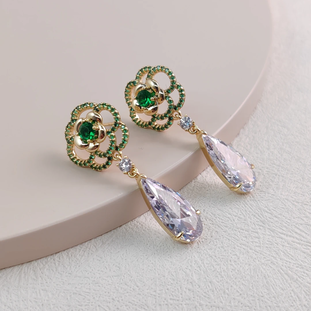 XUPING/旭平首饰 合金合成锆石耳饰 1G仓 GDX X000855593