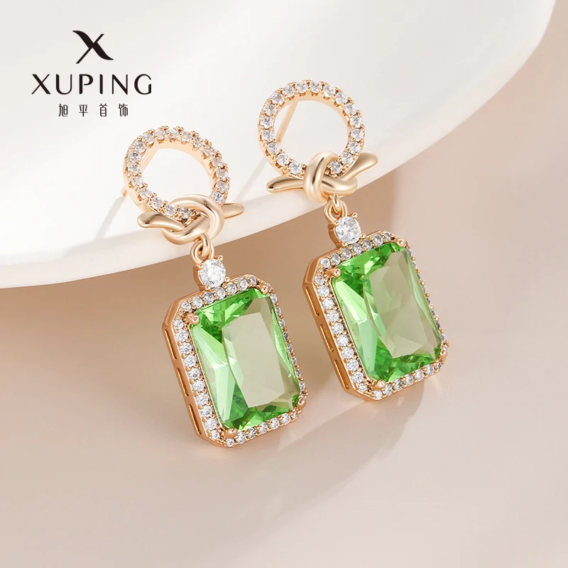 XUPING/旭平首饰 合金合成锆石耳饰 雅丹风时尚GDX X000712834