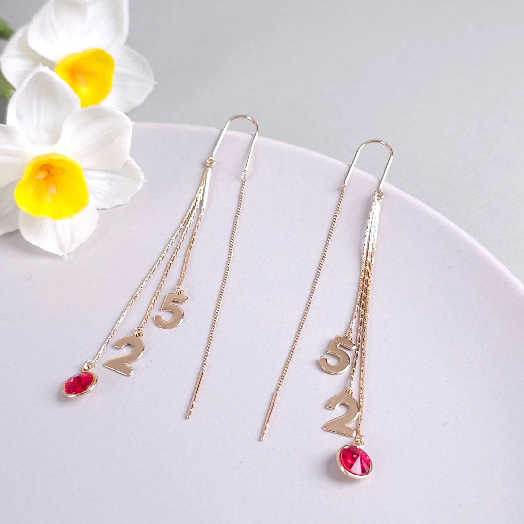 XUPING/旭平首饰 合金仿水晶耳饰 百搭气质耳线 GDX A00787012