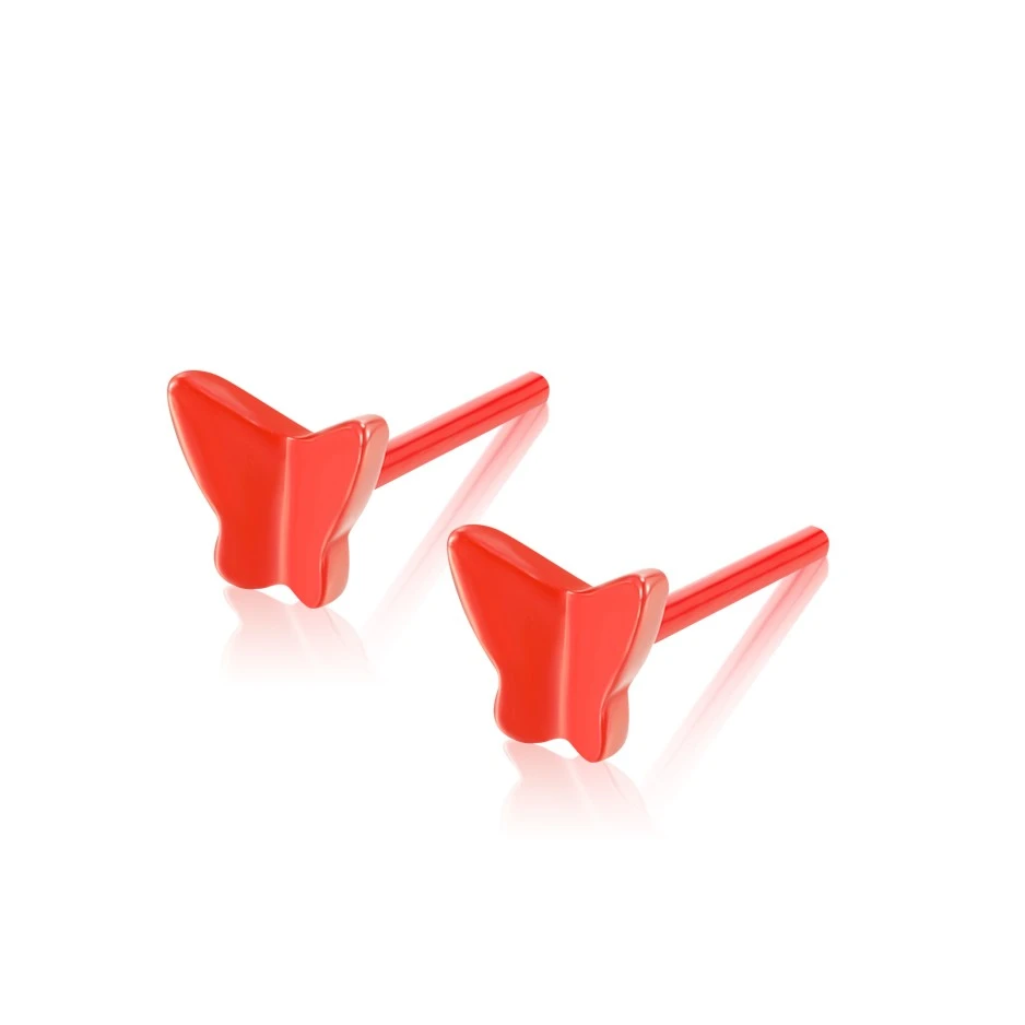 XUPING/旭平首饰 非金属陶瓷耳饰 雅丹风蝴蝶款 GDJ C001016281