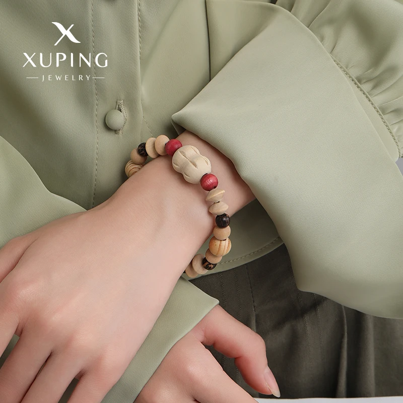 XUPING/旭平首饰 非金属木质手链 手工禅意风手链GDX X000879871