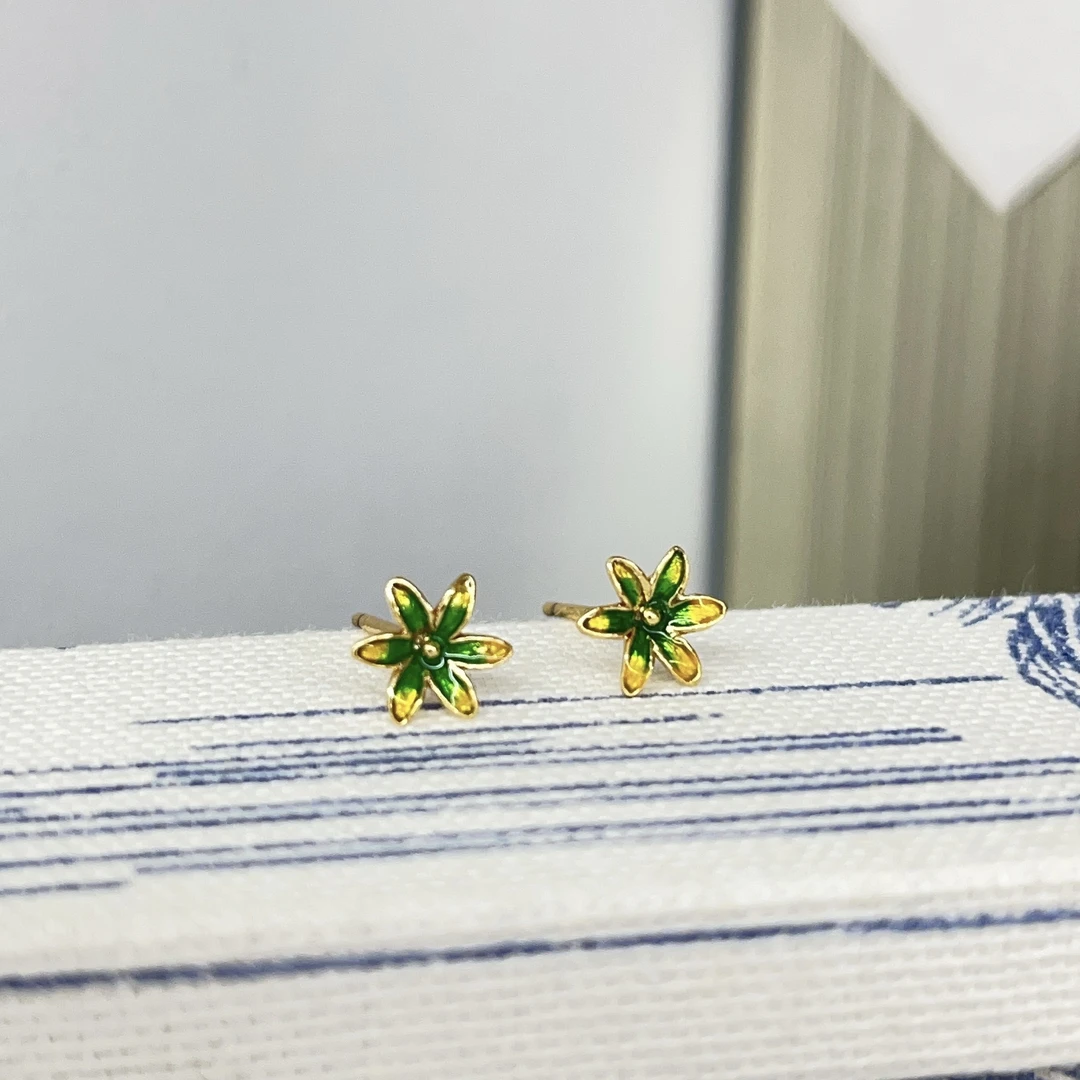 XUPING/旭平首饰 合金珐琅耳饰 时髦出游季时尚款GDX X000952564