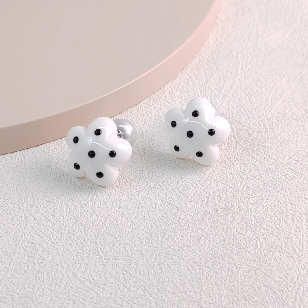 XUPING/旭平首饰 不锈钢树脂耳饰 新年时尚气质 GDJ T001014165