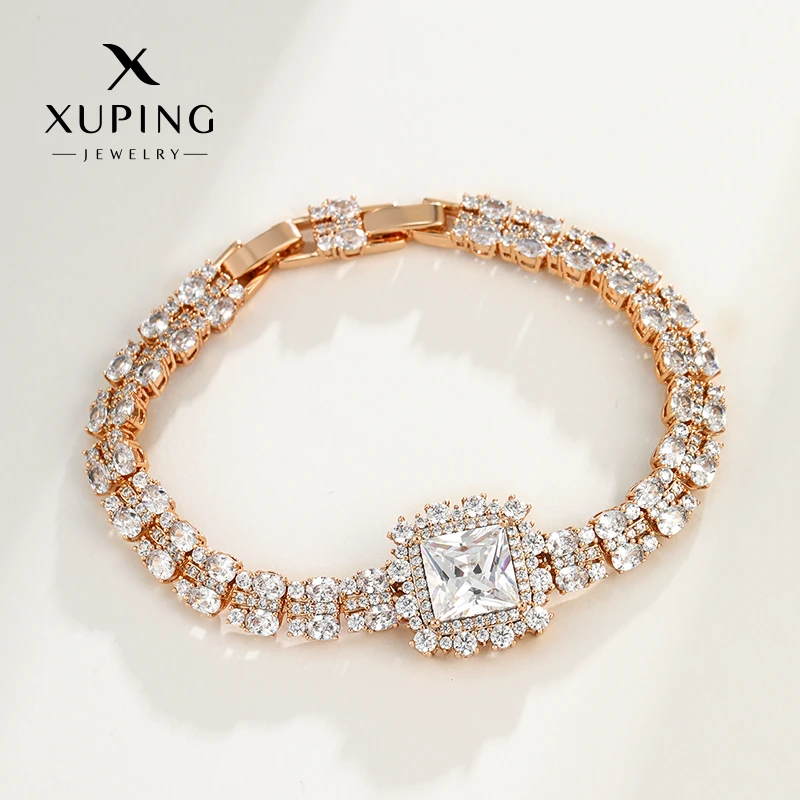 XUPING/旭平首饰 合金合成锆石手链 雅丹风时尚 GDX X000461671