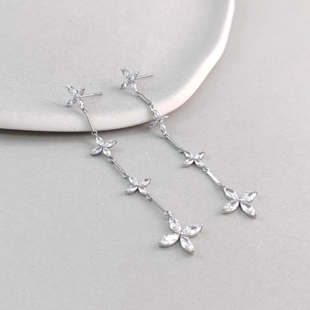 XUPING/旭平首饰 合金合成锆石耳饰 秋上新气质时尚GDX S00087433