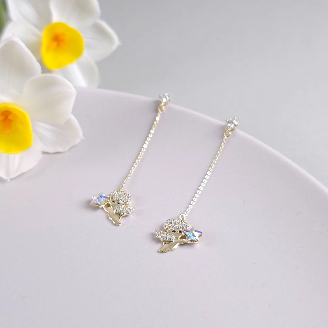 XUPING/旭平首饰 合金合成锆石耳饰 秋冬上新时尚 GDX A00863186