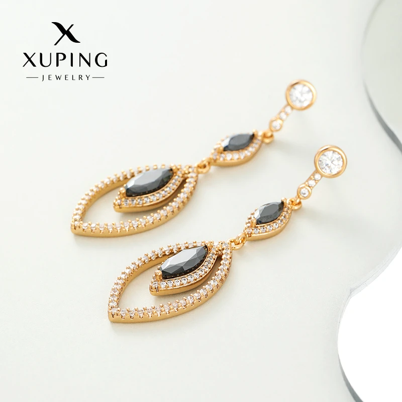 XUPING/旭平首饰 合金合成锆石耳饰 【潘生福利】GDM  X000869296