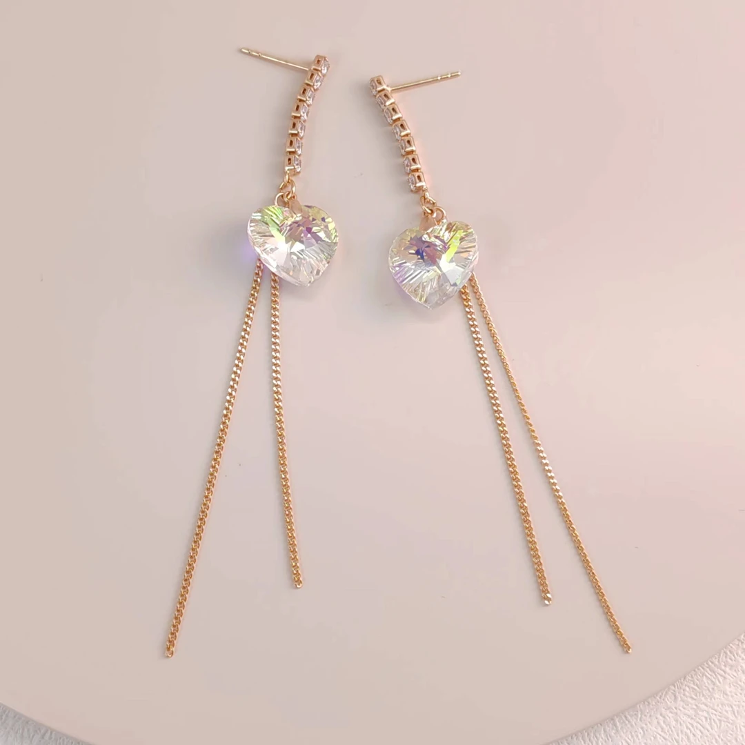 XUPING/旭平首饰 合金仿水晶耳饰 时尚日常百搭款GDJ X000821810