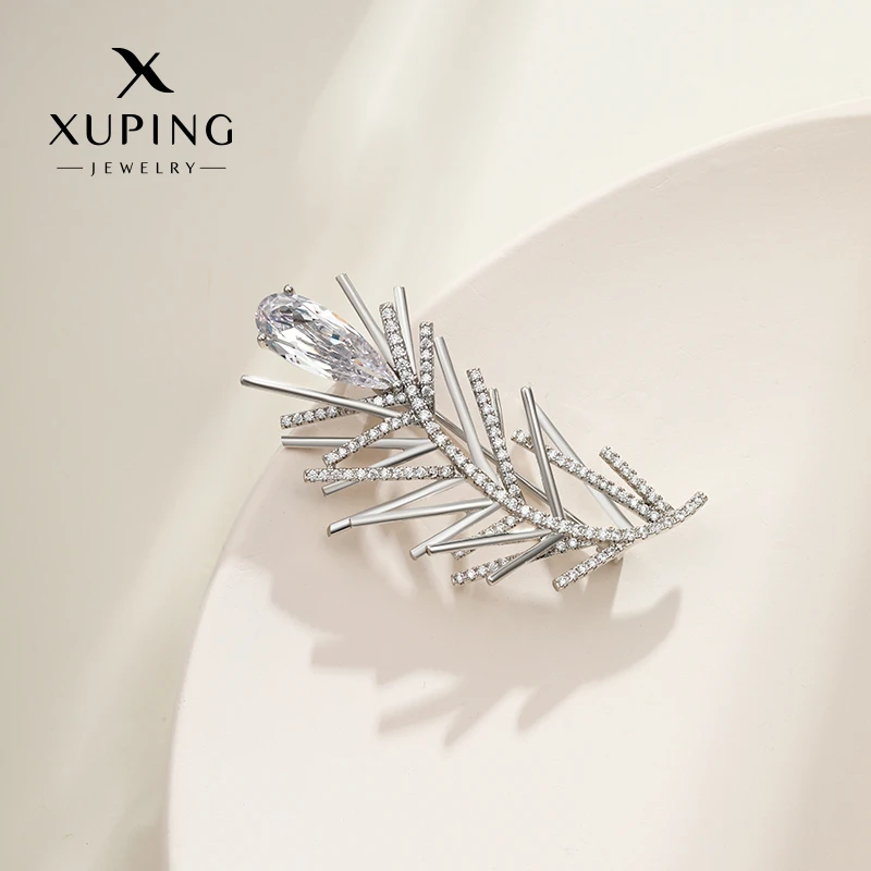 XUPING/旭平首饰 合金合成锆石胸针 秋冬上新时尚 GDJ X000749430