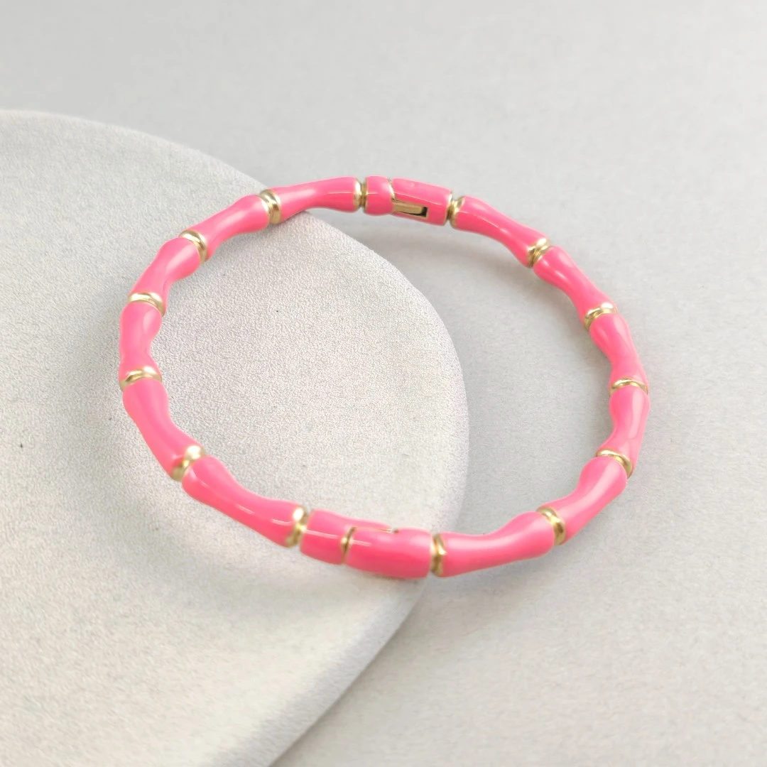 XUPING/旭平首饰 不锈钢珐琅手镯 年终狂欢竹节 GDJ T000942233