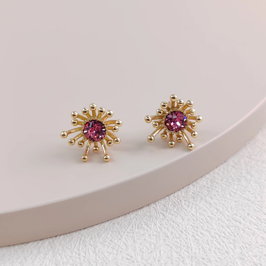 XUPING/旭平首饰 合金仿水晶耳饰 秋上新时尚轻奢GDX X000835899