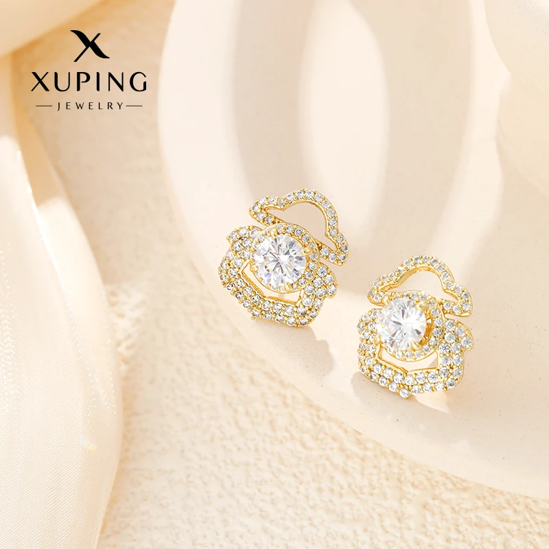 XUPING/旭平首饰 合金合成锆石耳饰 年终狂欢耳饰 GDX X000959812